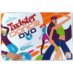 Milton Bradley Twister Dance DVD Game 2-4Players Ages 8 No DVD's Mat Only!